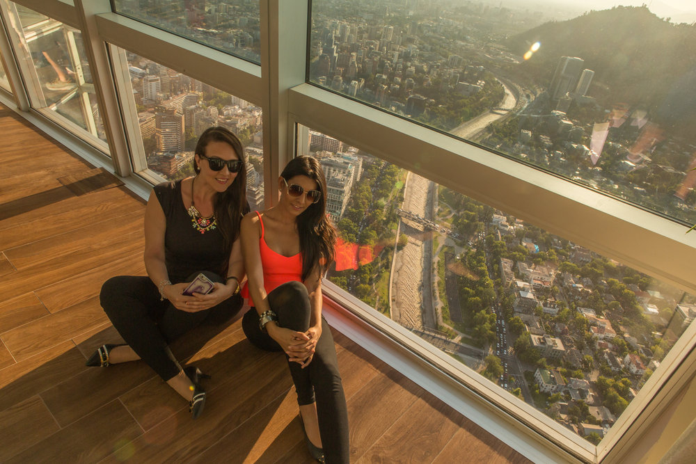 Vista de cima do shopping costanera
