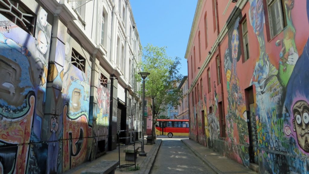 Arte de rua em Valparaiso