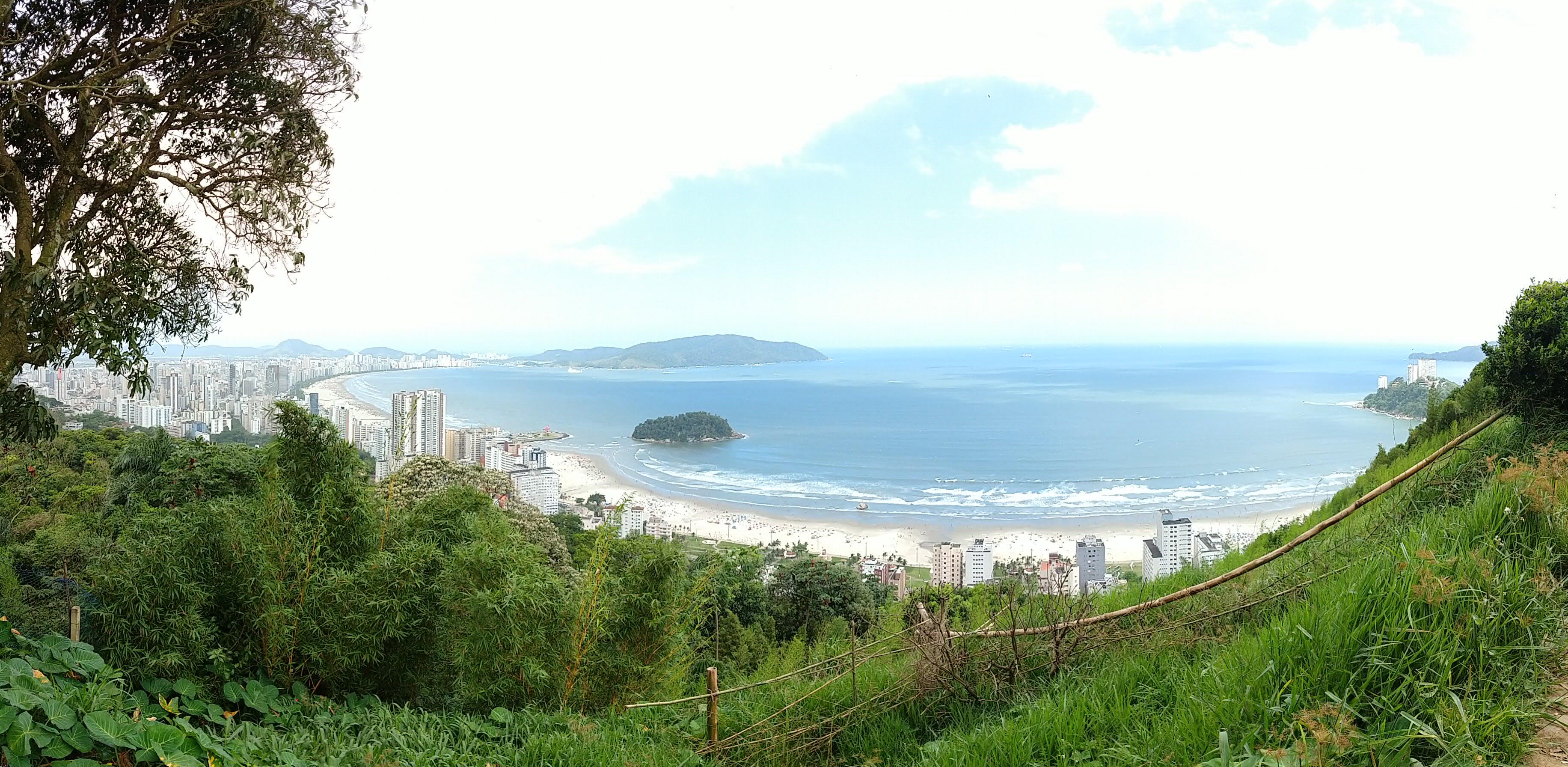 Morro do Voturuá - teleférico de São Vicente