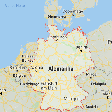 Mapa Roteiro Alemanha